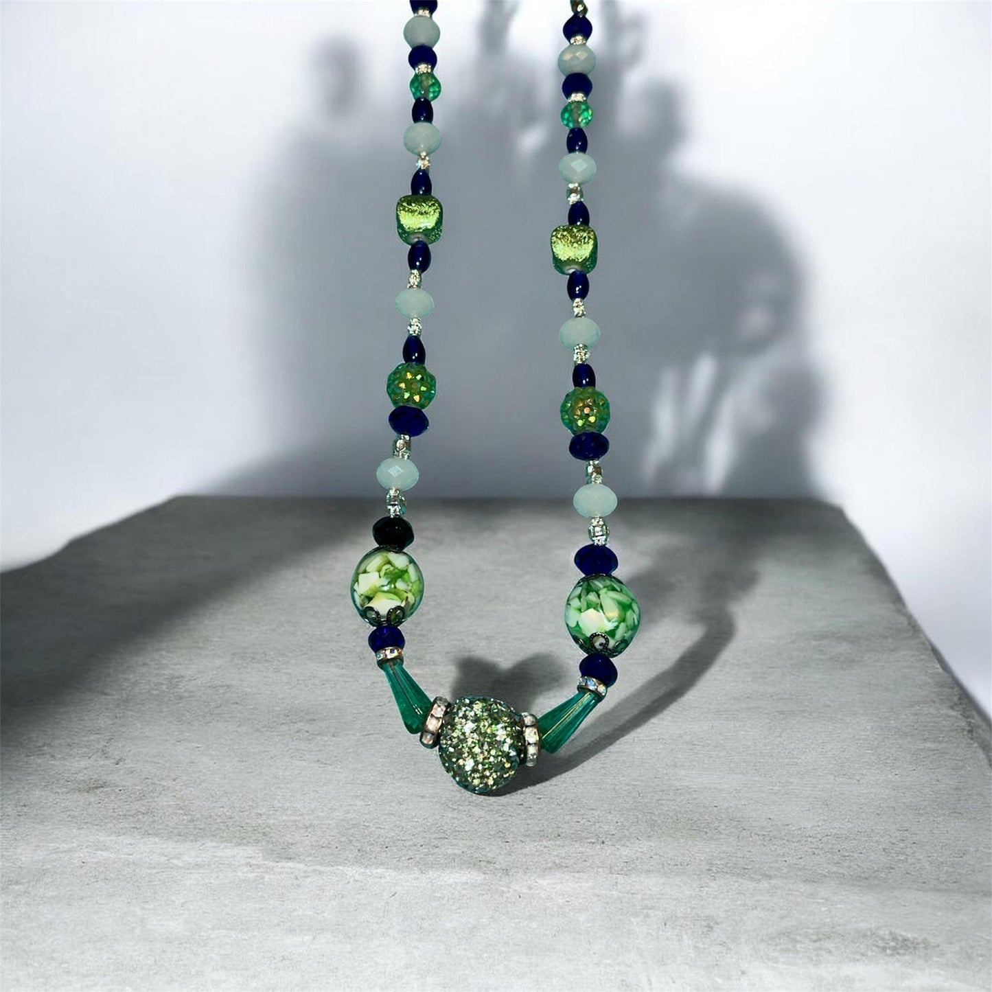 26” SEAHAWK INSPIRED BE AND CHAIN NECKLACE ￼