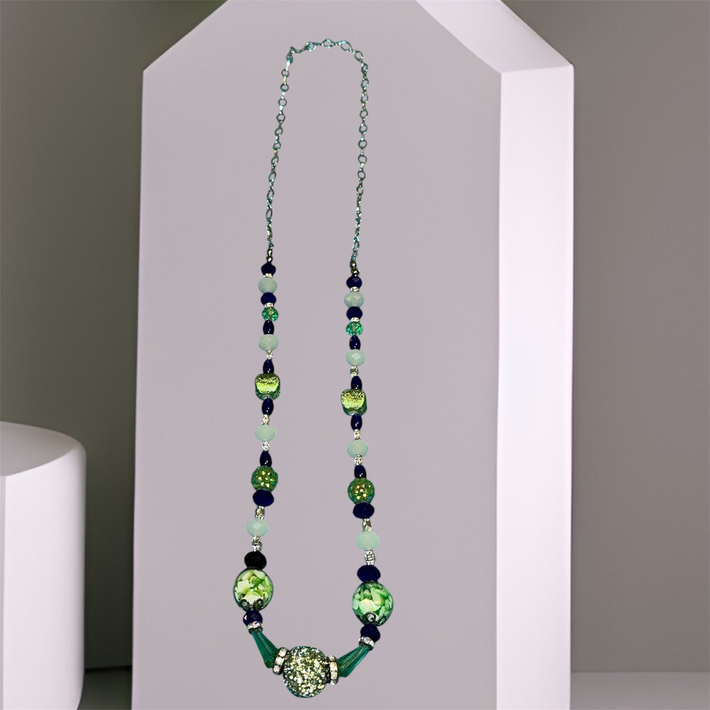 26” SEAHAWK INSPIRED BE AND CHAIN NECKLACE ￼